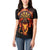 Cymru Am Byth Wales Darts Women Polo Shirt Go Welsh Flame Style - Wonder Print Shop