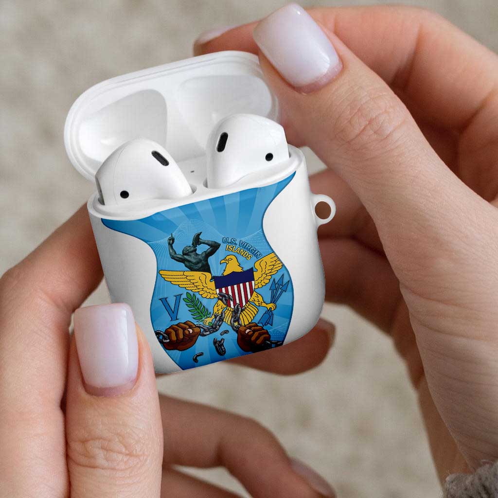 US Virgin Islands AirPods Case Emancipation Proud Freedom Statue