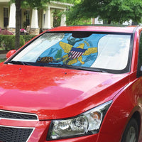 US Virgin Islands Auto Sun Shade Emancipation Proud Freedom Statue