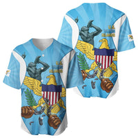 US Virgin Islands Baseball Jersey Emancipation Proud Freedom Statue