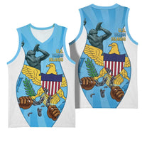US Virgin Islands Basketball Jersey Emancipation Proud Freedom Statue