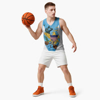 US Virgin Islands Basketball Jersey Emancipation Proud Freedom Statue