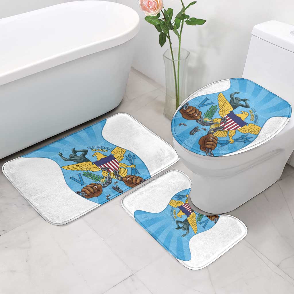 US Virgin Islands Bathroom Set Emancipation Proud Freedom Statue