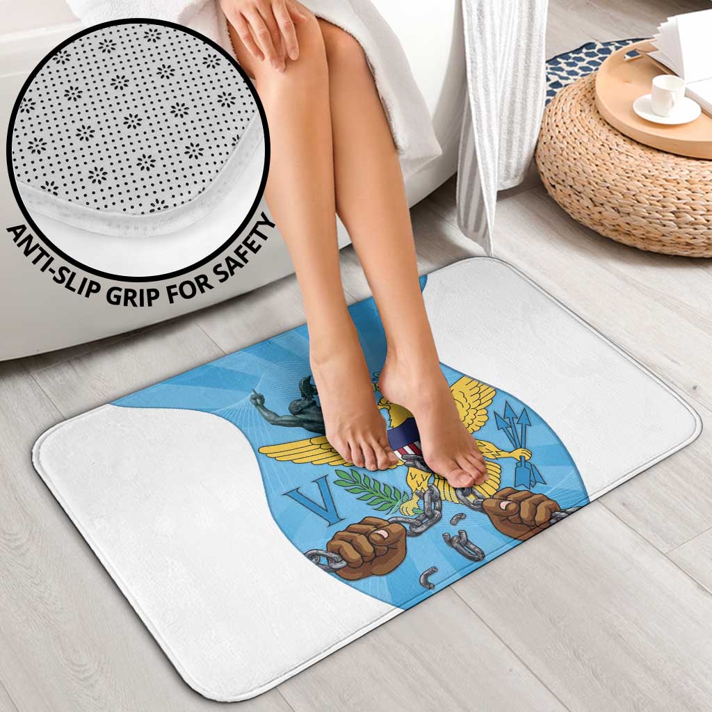 US Virgin Islands Bathroom Set Emancipation Proud Freedom Statue