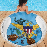 US Virgin Islands Beach Blanket Emancipation Proud Freedom Statue