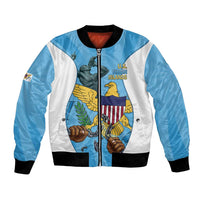 US Virgin Islands Bomber Jacket Emancipation Proud Freedom Statue