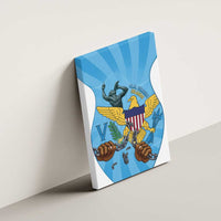 US Virgin Islands Canvas Wall Art Emancipation Proud Freedom Statue