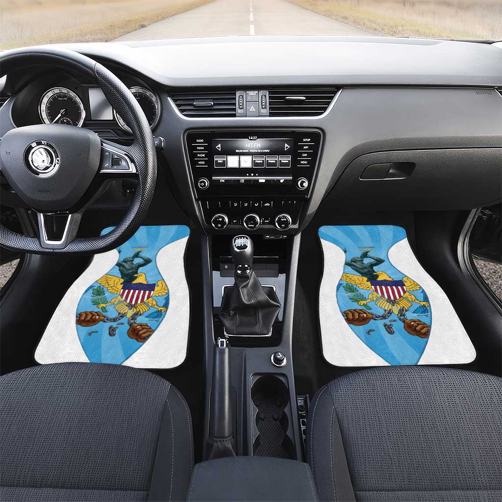 US Virgin Islands Car Mats Emancipation Proud Freedom Statue