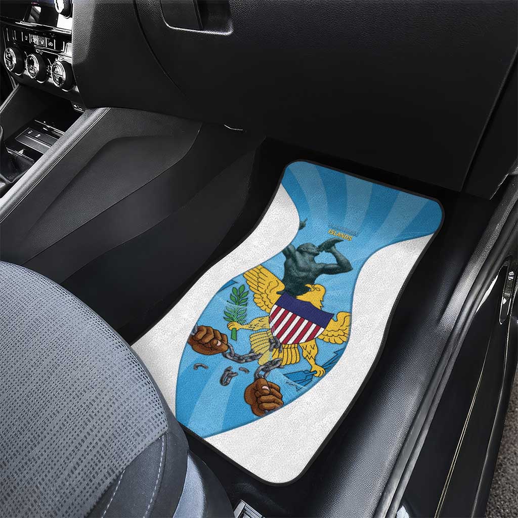 US Virgin Islands Car Mats Emancipation Proud Freedom Statue