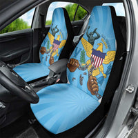 US Virgin Islands Car Seat Cover Emancipation Proud Freedom Statue
