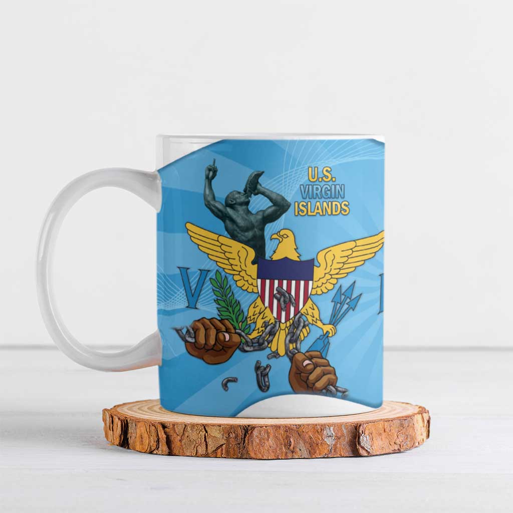 US Virgin Islands Ceramic Mug Emancipation Proud Freedom Statue