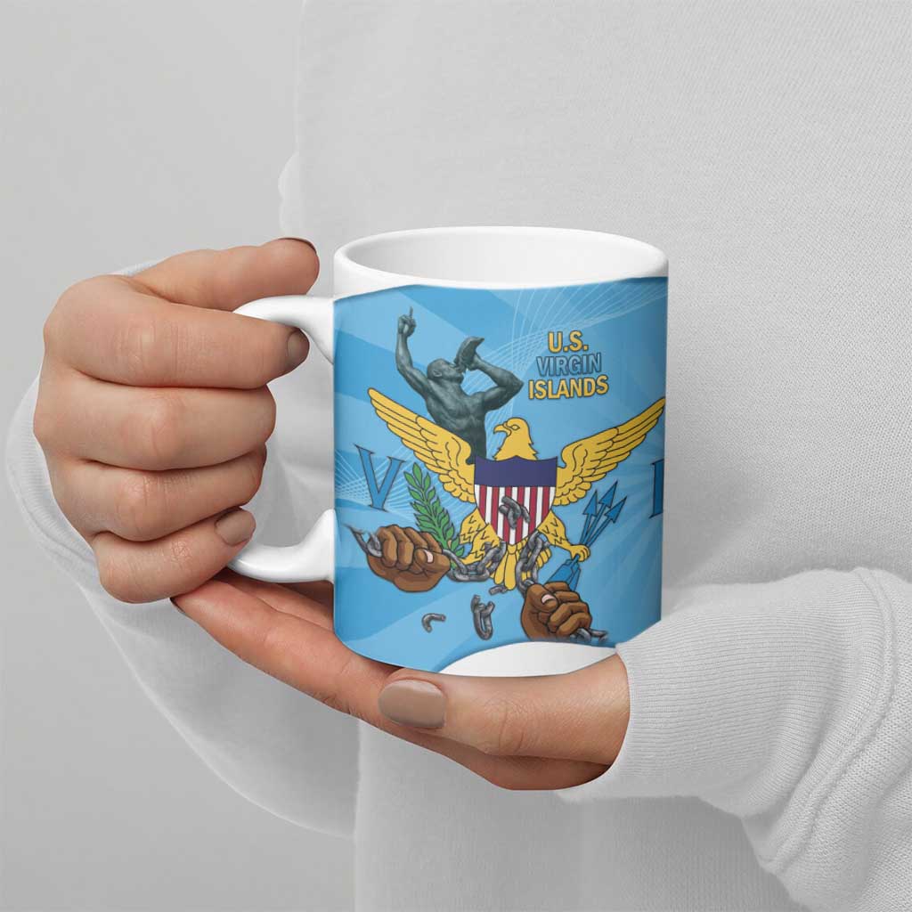 US Virgin Islands Ceramic Mug Emancipation Proud Freedom Statue