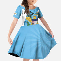 US Virgin Islands Family Matching Tank Maxi Dress and Hawaiian Shirt Emancipation Proud Freedom Statue