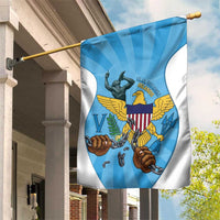 US Virgin Islands Garden Flag Emancipation Proud Freedom Statue