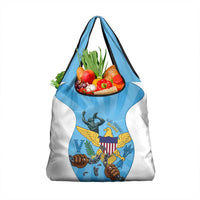 US Virgin Islands Grocery Bag Emancipation Proud Freedom Statue