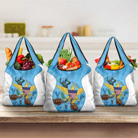 US Virgin Islands Grocery Bag Emancipation Proud Freedom Statue