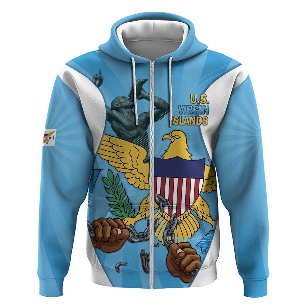 US Virgin Islands Hoodie Emancipation Proud Freedom Statue
