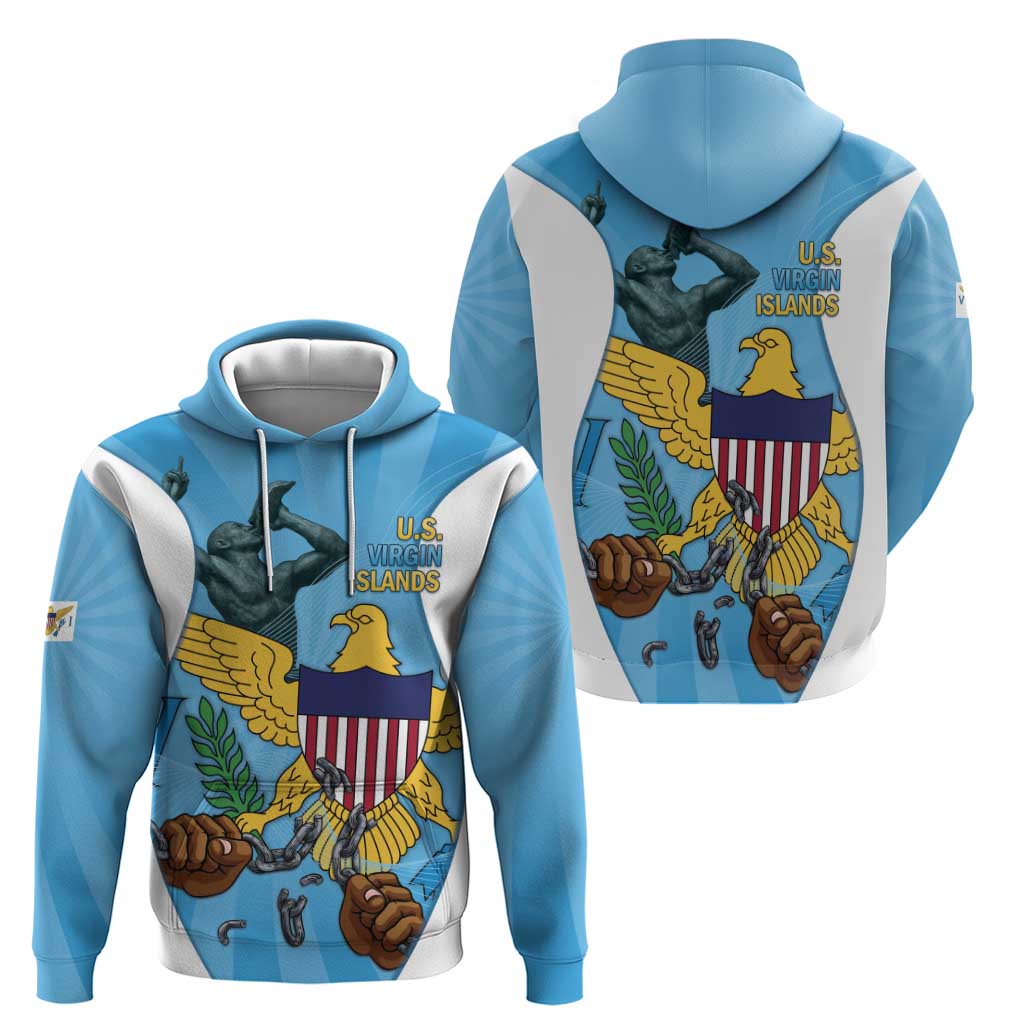 US Virgin Islands Hoodie Emancipation Proud Freedom Statue