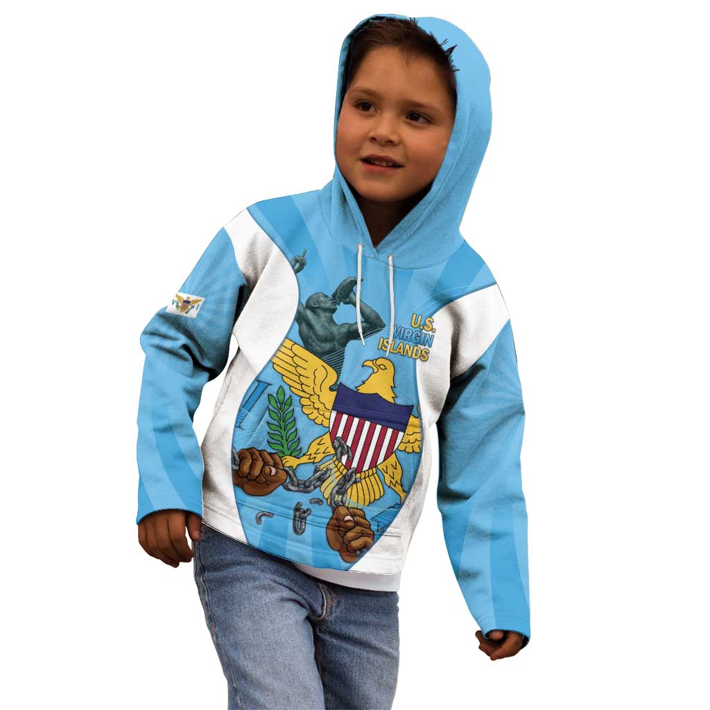 US Virgin Islands Kid Hoodie Emancipation Proud Freedom Statue