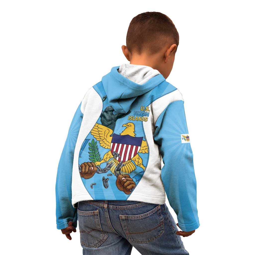 US Virgin Islands Kid Hoodie Emancipation Proud Freedom Statue