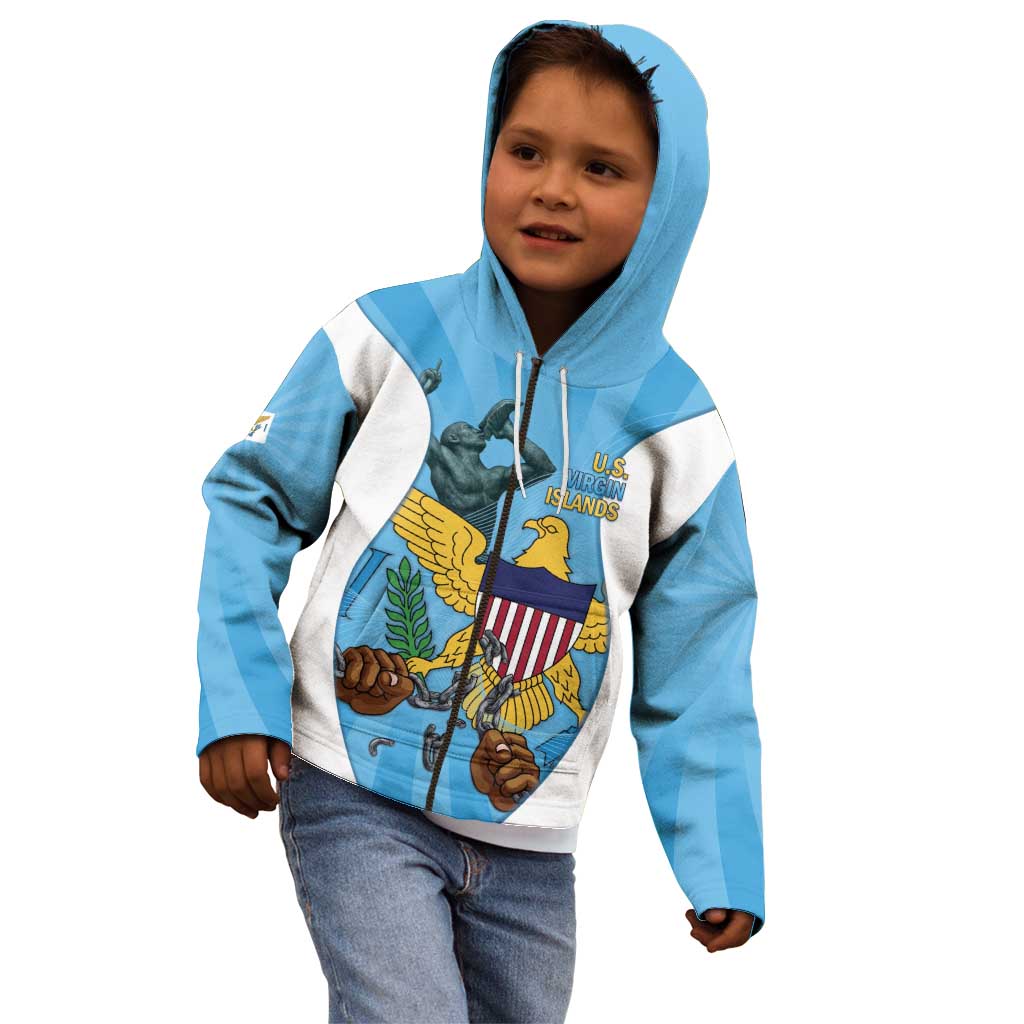 US Virgin Islands Kid Hoodie Emancipation Proud Freedom Statue