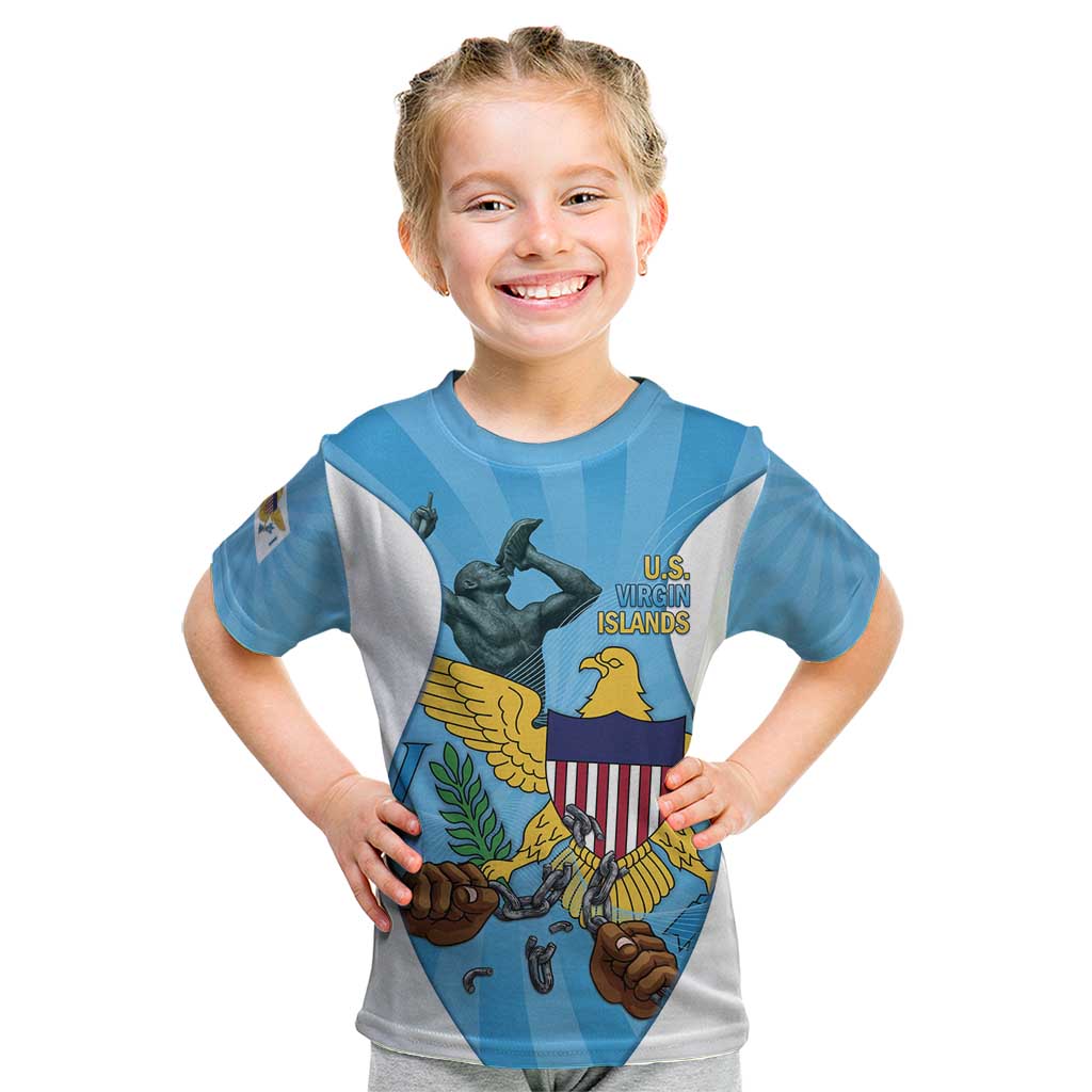 US Virgin Islands Kid T Shirt Emancipation Proud Freedom Statue