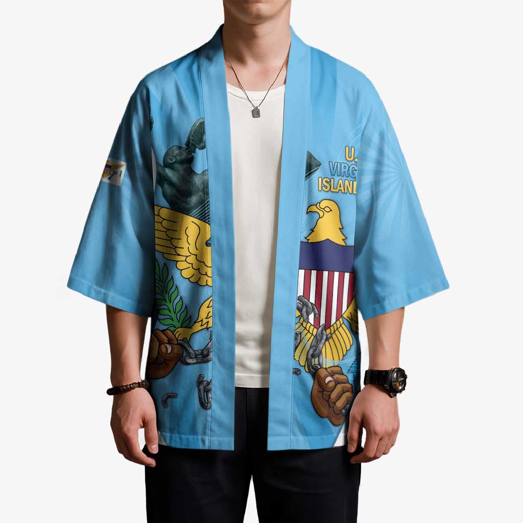 US Virgin Islands Kimono Emancipation Proud Freedom Statue