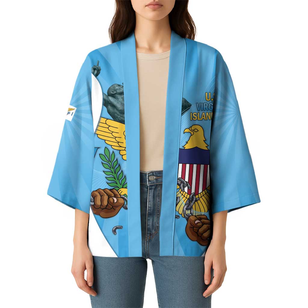 US Virgin Islands Kimono Emancipation Proud Freedom Statue