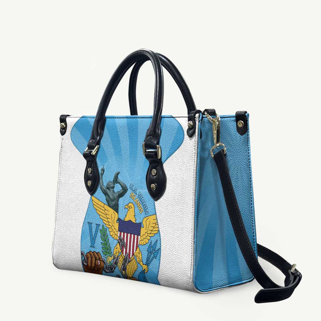 US Virgin Islands Leather Bag Emancipation Proud Freedom Statue