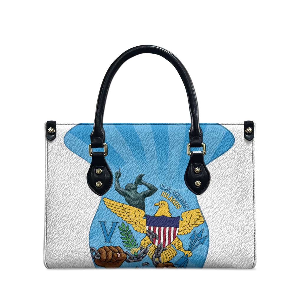US Virgin Islands Leather Bag Emancipation Proud Freedom Statue
