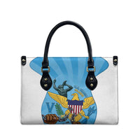 US Virgin Islands Leather Bag Emancipation Proud Freedom Statue