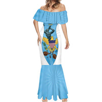 US Virgin Islands Mermaid Dress Emancipation Proud Freedom Statue