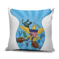 US Virgin Islands Pillow Cover Emancipation Proud Freedom Statue