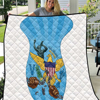 US Virgin Islands Quilt Emancipation Proud Freedom Statue