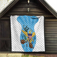 US Virgin Islands Quilt Emancipation Proud Freedom Statue