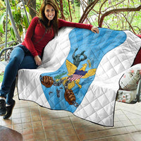 US Virgin Islands Quilt Emancipation Proud Freedom Statue