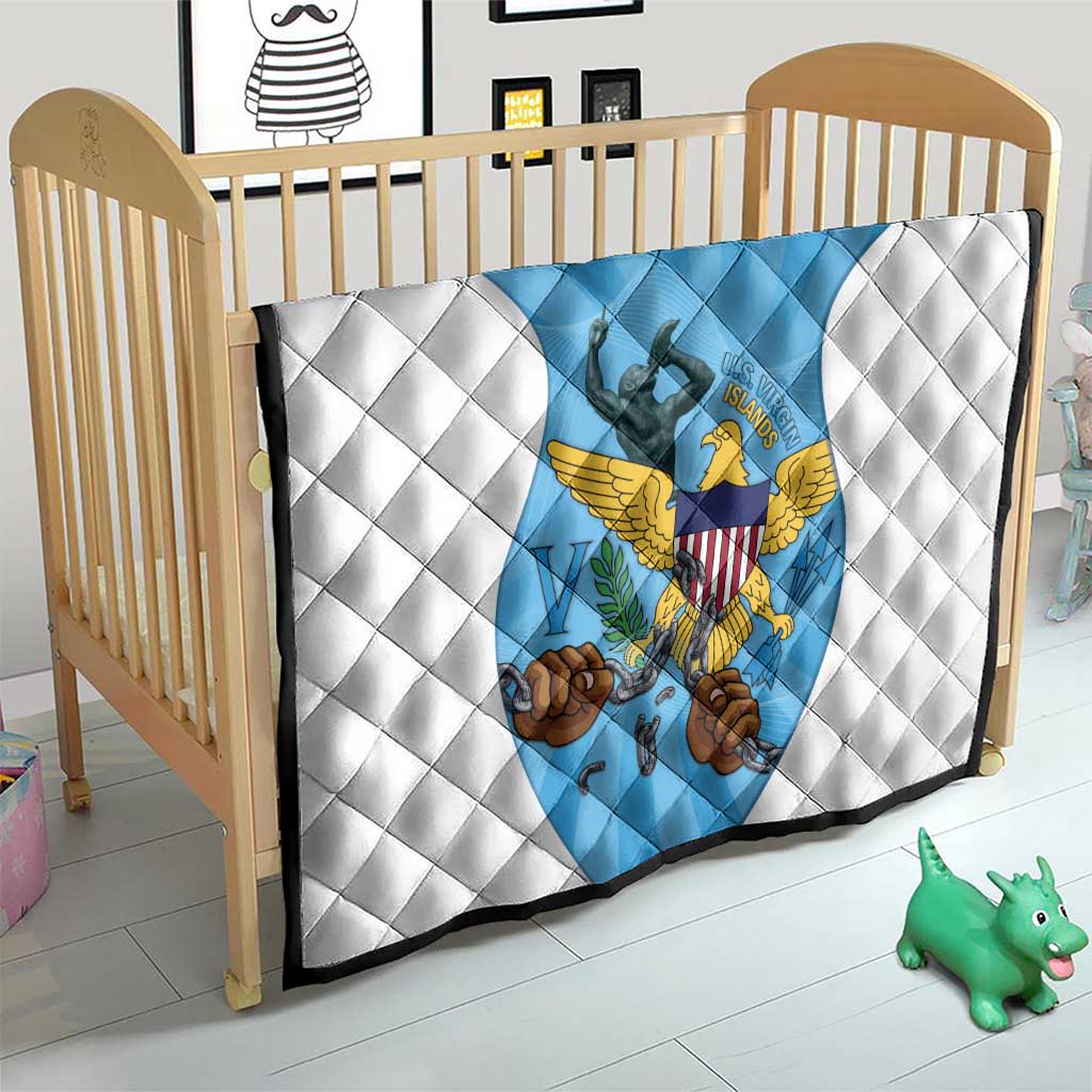US Virgin Islands Quilt Emancipation Proud Freedom Statue
