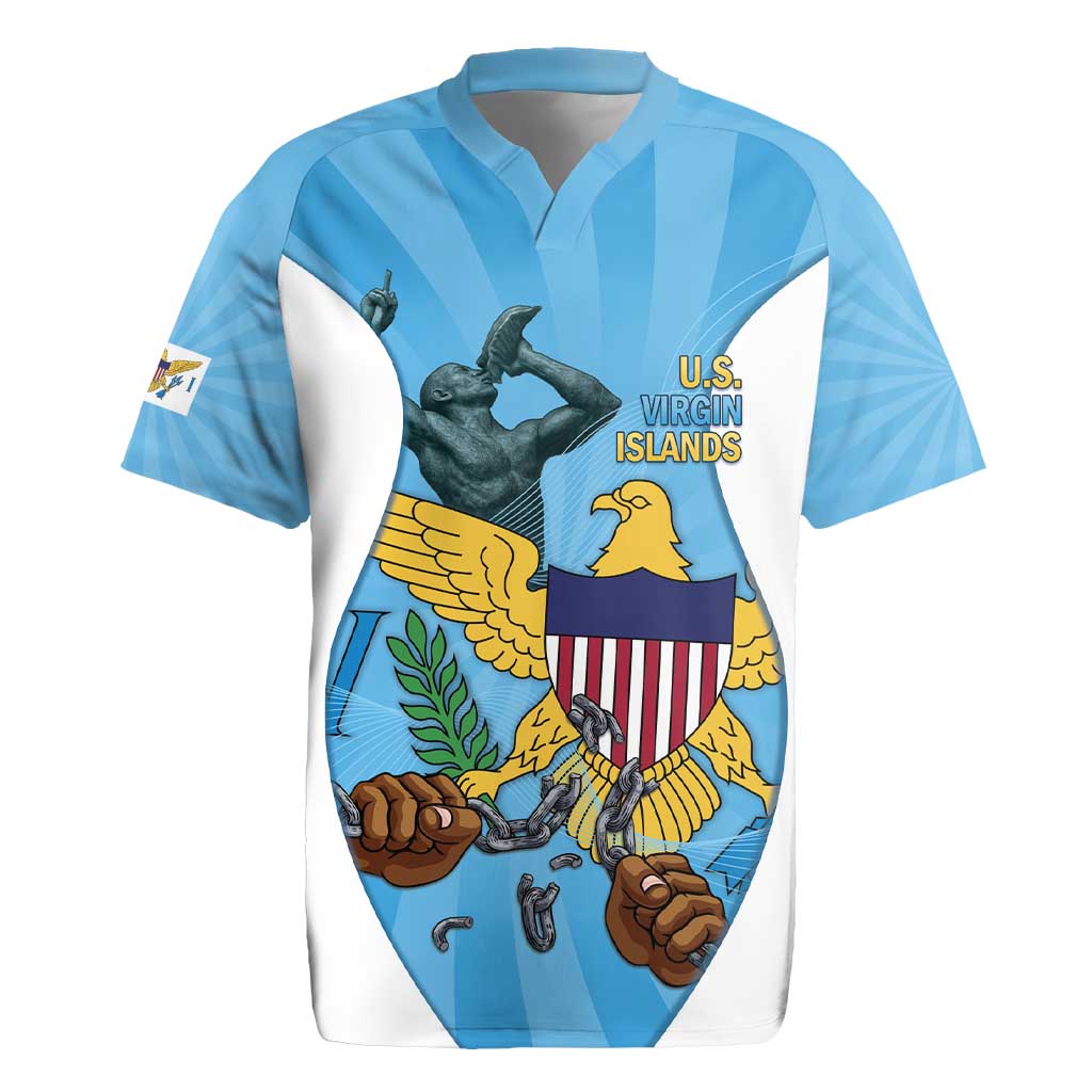 US Virgin Islands Rugby Jersey Emancipation Proud Freedom Statue