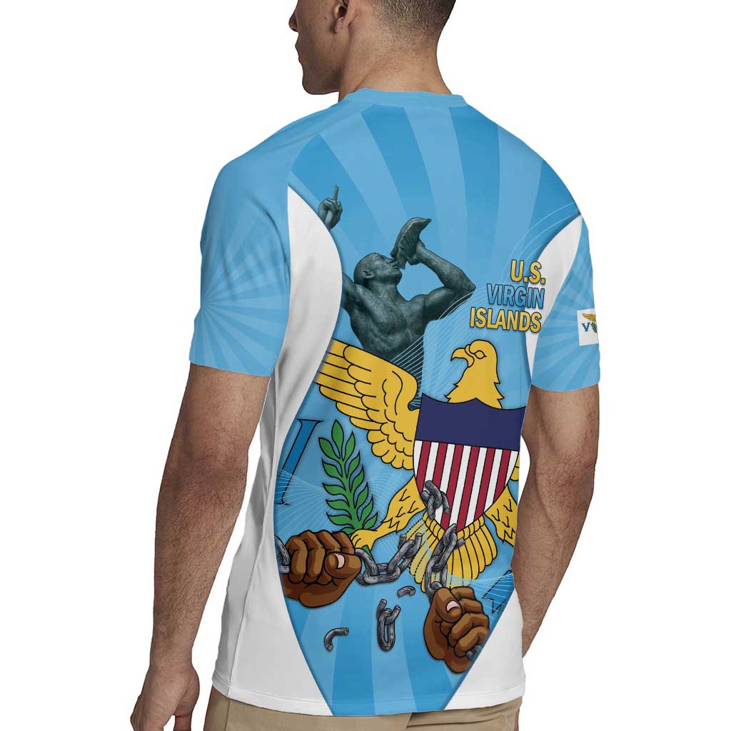 US Virgin Islands Rugby Jersey Emancipation Proud Freedom Statue
