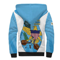 US Virgin Islands Sherpa Hoodie Emancipation Proud Freedom Statue