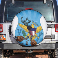 US Virgin Islands Spare Tire Cover Emancipation Proud Freedom Statue