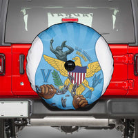 US Virgin Islands Spare Tire Cover Emancipation Proud Freedom Statue