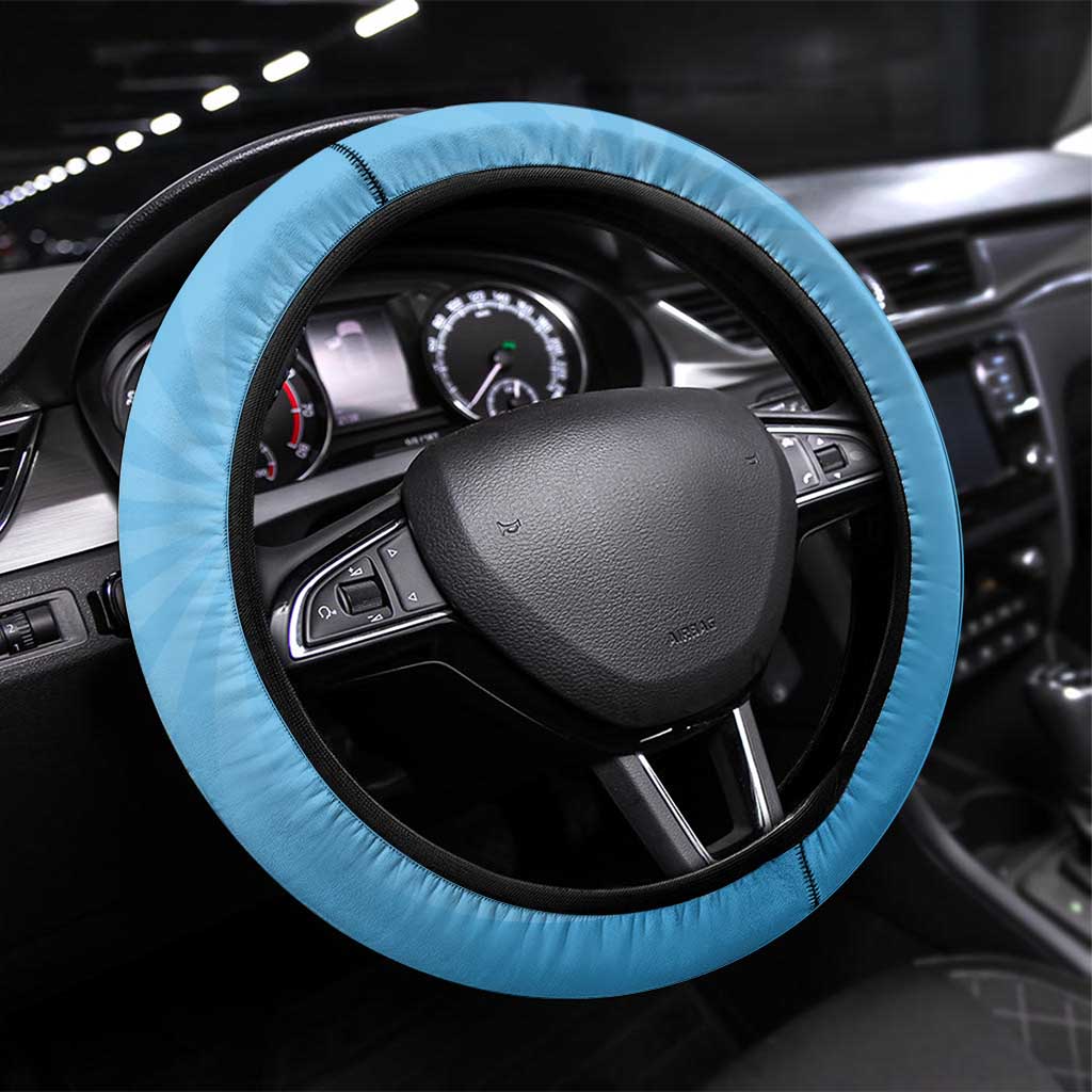 US Virgin Islands Steering Wheel Cover Emancipation Proud Freedom Statue