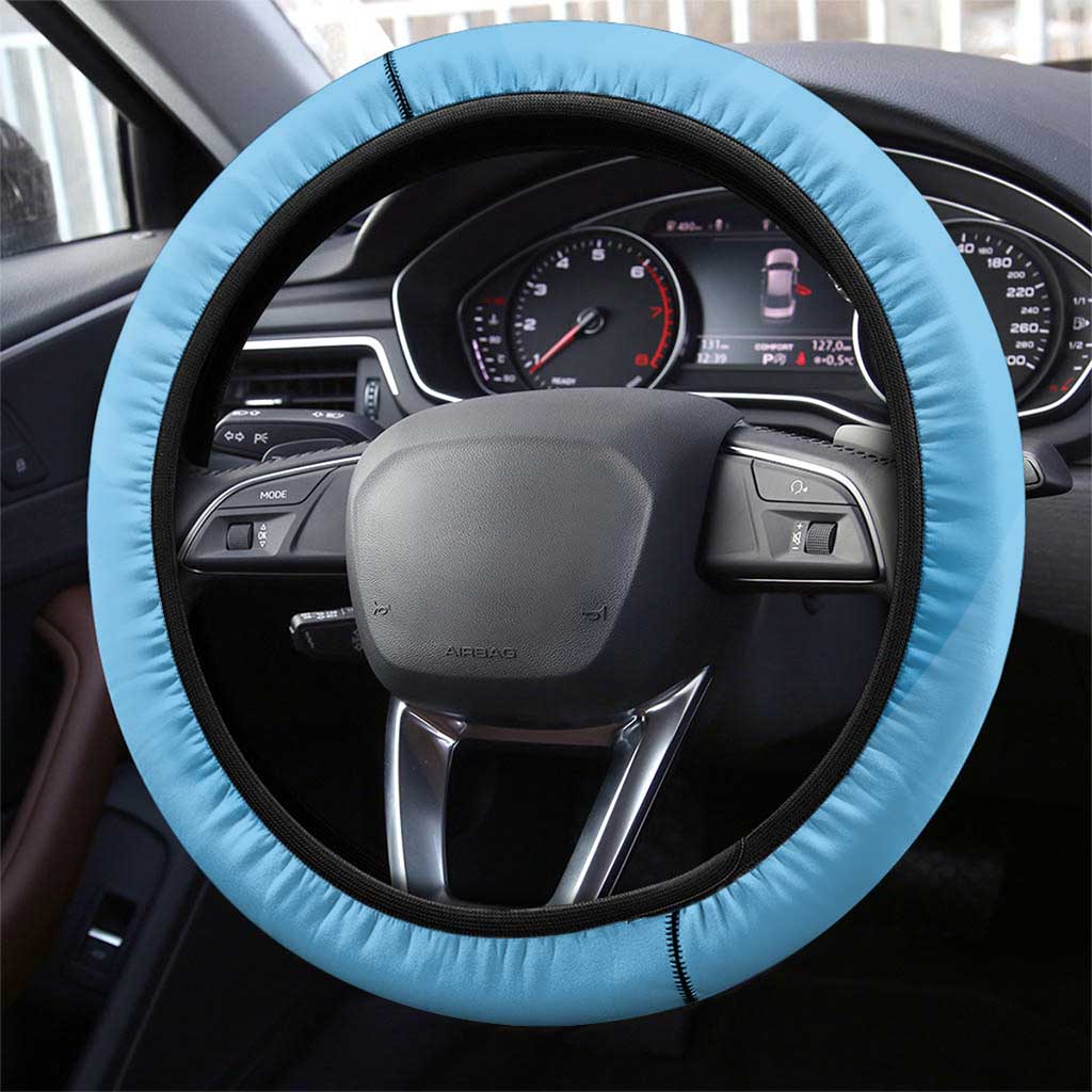 US Virgin Islands Steering Wheel Cover Emancipation Proud Freedom Statue