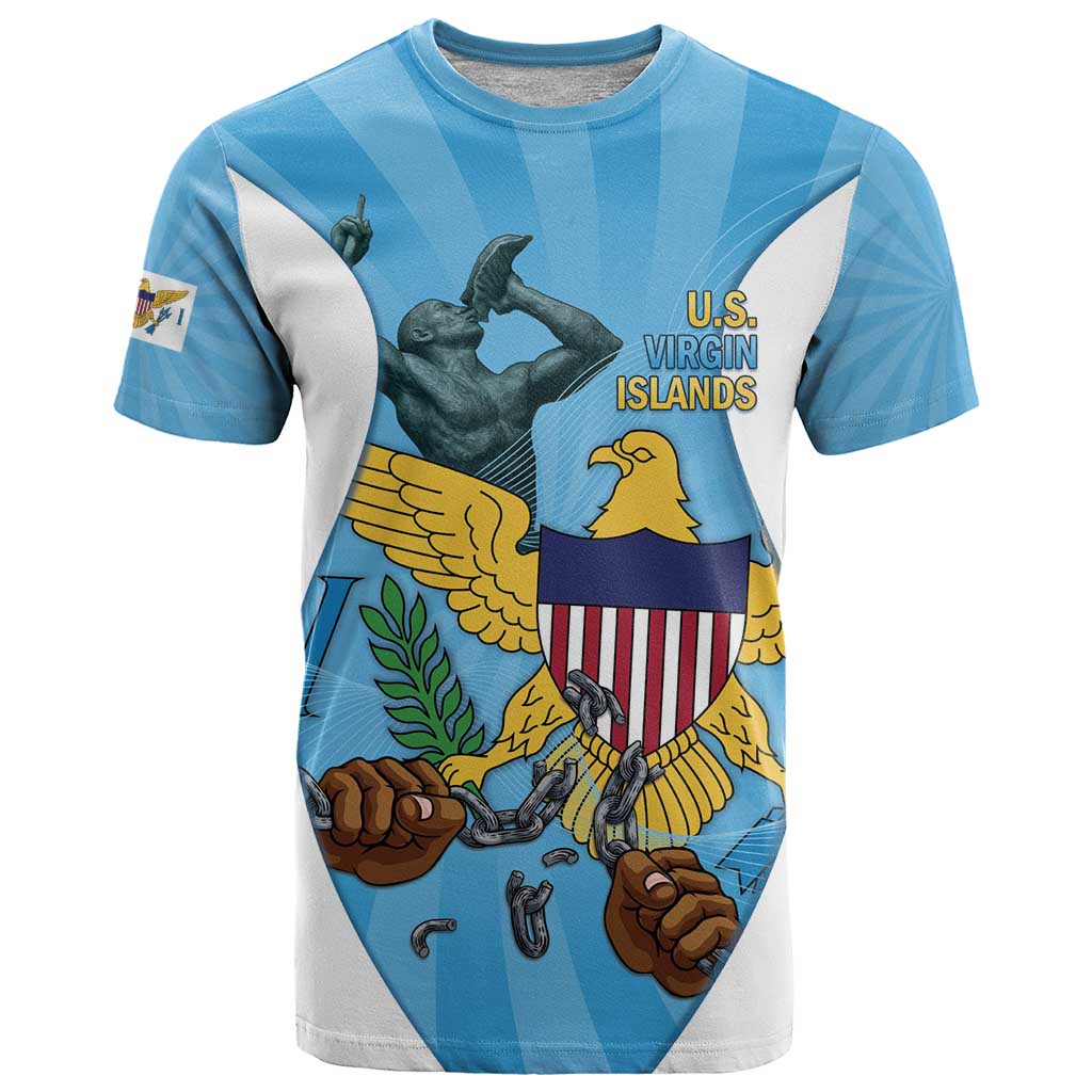 US Virgin Islands T Shirt Emancipation Proud Freedom Statue