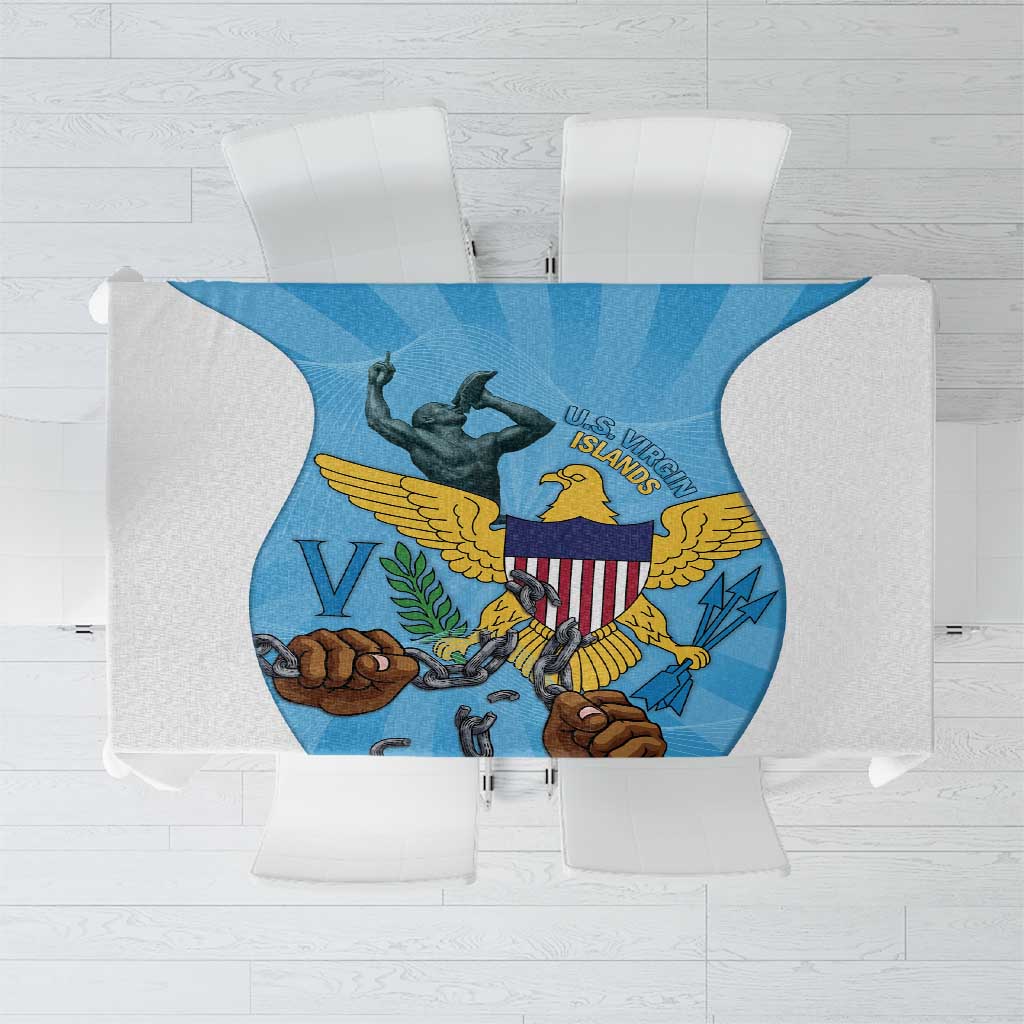 US Virgin Islands Tablecloth Emancipation Proud Freedom Statue