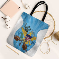 US Virgin Islands Tote Bag Emancipation Proud Freedom Statue