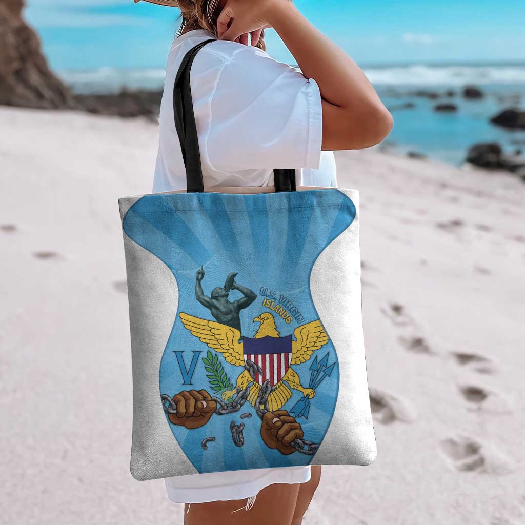 US Virgin Islands Tote Bag Emancipation Proud Freedom Statue