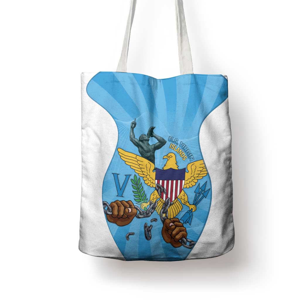 US Virgin Islands Tote Bag Emancipation Proud Freedom Statue