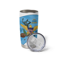 US Virgin Islands Tumbler Cup Emancipation Proud Freedom Statue